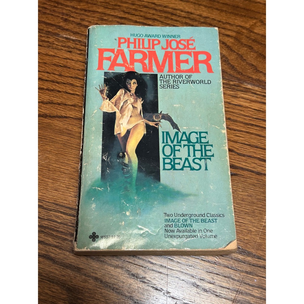 Image of the Beast Philip Jose Farmer Playboy Press 1979 Sci-Fi Paperback Blown